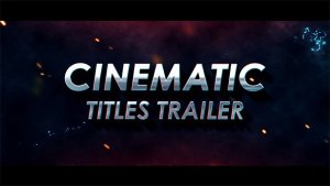 Videohive Cinematic Titles Trailer 20506195 Titles template preview