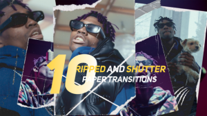 Videohive Ripped And Shutter Paper Transitions Elements template preview
