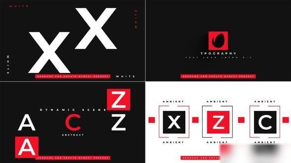 Videohive Text Logo Intro V 0.7 Openers template preview