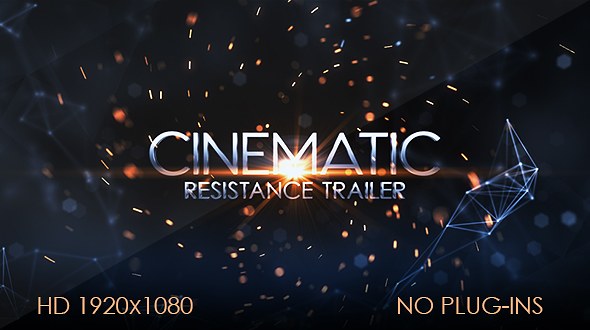 Videohive Resistance Cinematic Trailer Openers template preview