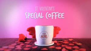 Videohive St Valentine's Coffee Product Promo template preview