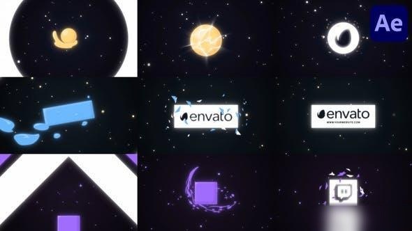 Videohive Crack Logo Reveals for After Effects Logo Stings template preview