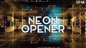 Videohive Neon Opener 44198039 Openers template preview