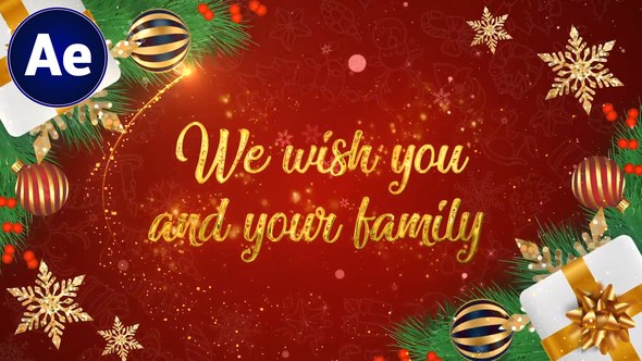 Videohive Christmas Wish | Christmas Titles | New Year Greetings | Happy New Year Video Displays template preview