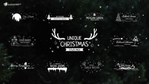 Videohive Christmas Titles Pack / AE Titles template preview