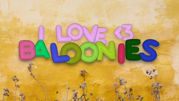 Videohive Baloonies Elements template preview