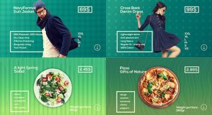 Market Promo Video Displays template preview