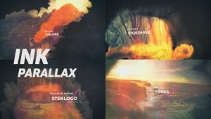 Nice Ink Slideshow Video Displays template preview