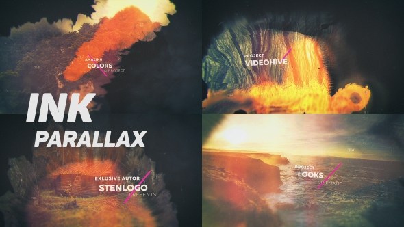 Nice Ink Slideshow Video Displays template preview