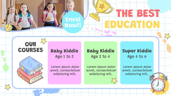 Videohive School Admission Promo Openers template preview