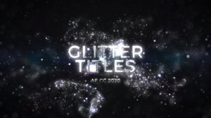 Videohive Luxury Silver Glitter Titles Titles template preview