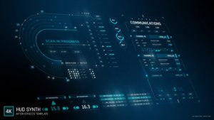 Videohive HUD - Synth Video Displays template preview