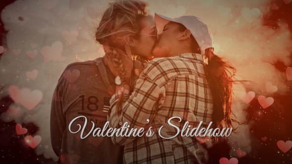 Videohive Valentines Slideshow Video Displays template preview