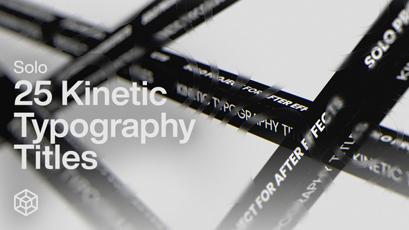 Videohive Solo - 25 Kinetic Typography Titles Titles template preview
