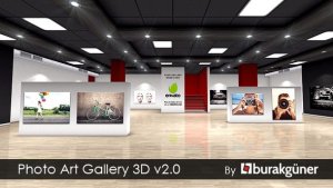 Videohive  Photo Art Gallery 3D - After Effects Template Video Displays template preview