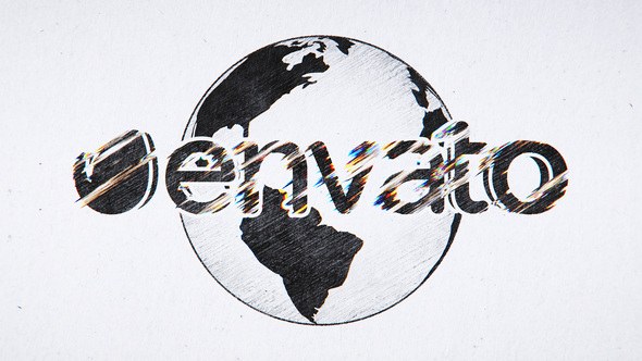 Videohive Pencil Earth Logo Logo Stings template preview
