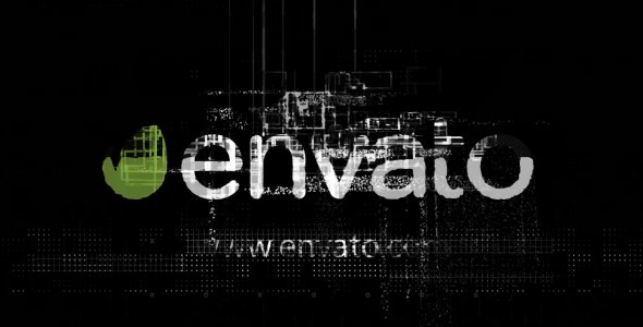 Digital Logo Reveal 3 in 1 Video Displays template preview