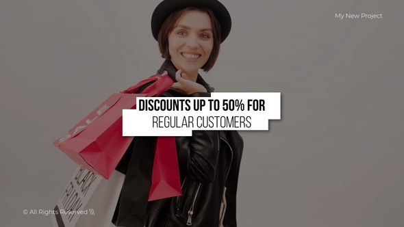 Videohive Discounts Titles | After Effects Titles template preview