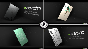 Stylish Print Designs Showcase Video Displays template preview
