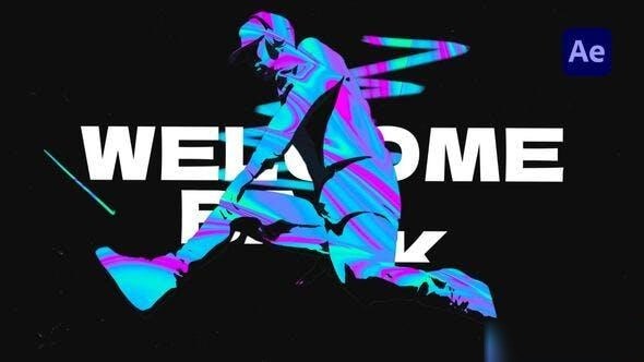 Videohive Night Club & Dance Holographic Intro Openers template preview