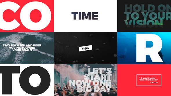Videohive Typo Opener Openers template preview