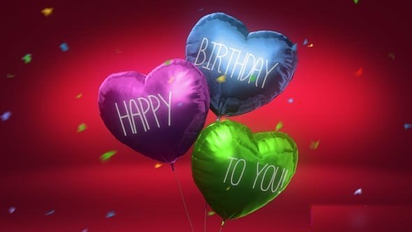 Videohive Balloon Hearts Openers template preview