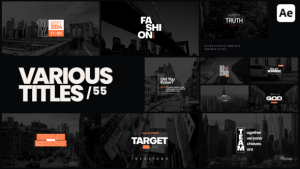 Videohive Various Titles 55 Titles template preview