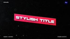 Videohive Stylish Text Animation | AE Titles template preview