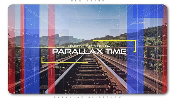 Videohive The Time Industry Parallax Slideshow Video Displays template preview