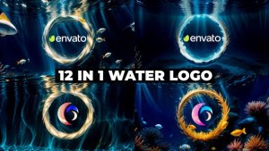 Videohive Underwater Abstract Logo Reveal Logo Stings template preview