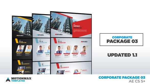 Videohive Corporate Package 03 Video Displays template preview