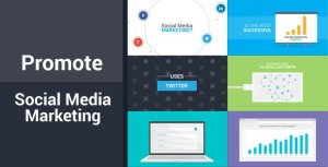 Promote - Social Media Marketing Video Displays template preview