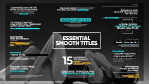Videohive Smooth Titles Titles template preview