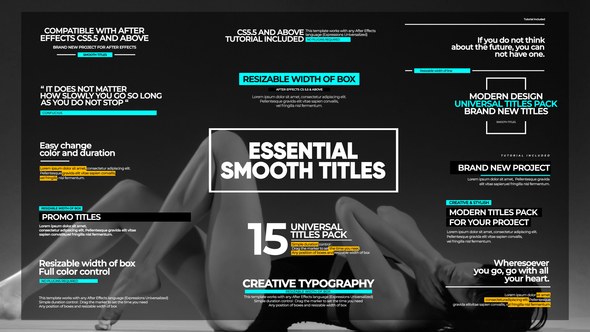Videohive Smooth Titles Titles template preview