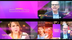 Event Presentation Video Displays template preview