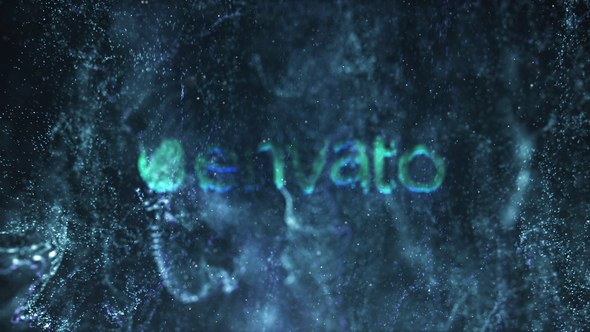Videohive Magic Fluid Particles Logo Logo Stings template preview