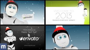 High End Greeting Card Video Displays template preview