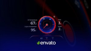 Videohive Car Indicator Logo Logo Stings template preview