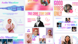 Videohive Podcast Visualization Tool Video Displays template preview