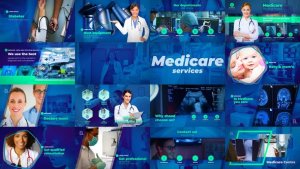 Videohive Medical Healthcare Service Video Displays template preview