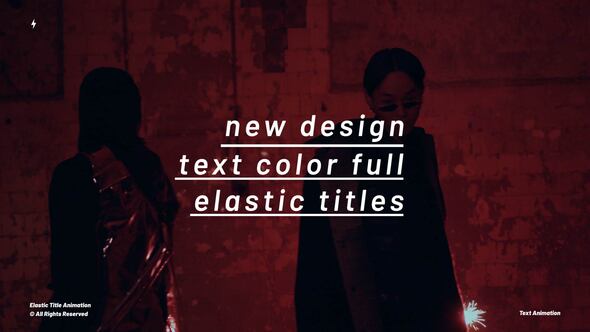 Videohive Elastic Titles | After Eeffects 56342725 Titles template preview
