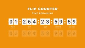 Videohive Flip Counter Titles template preview