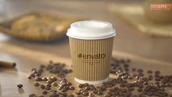 Videohive Coffee to Go Logo Mockup Opener Product Promo template preview