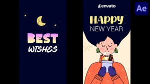 Videohive Christmas Mood Logo Stories for After Effects Logo Stings template preview