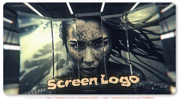 Videohive Screen Logo ID Titles template preview