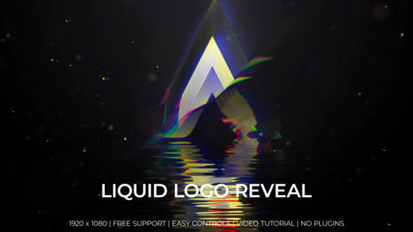 Videohive Liquid Logo Reveal V2 Logo Stings template preview