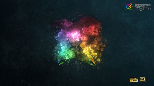 Videohive Particle Cloud Logo Reveal Logo Stings template preview