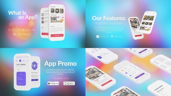 Videohive App Mobile Promo Product Promo template preview