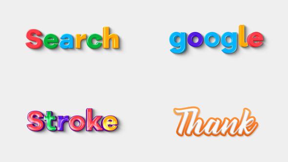 Videohive Text Effect 07 Titles template preview