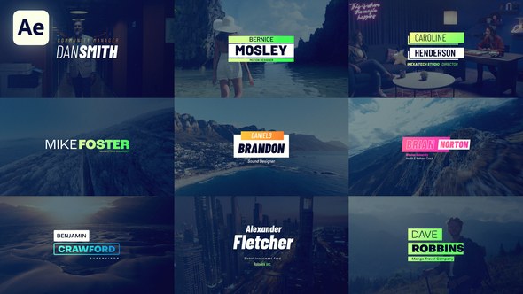 Videohive Modern Titles 58917884 Titles template preview